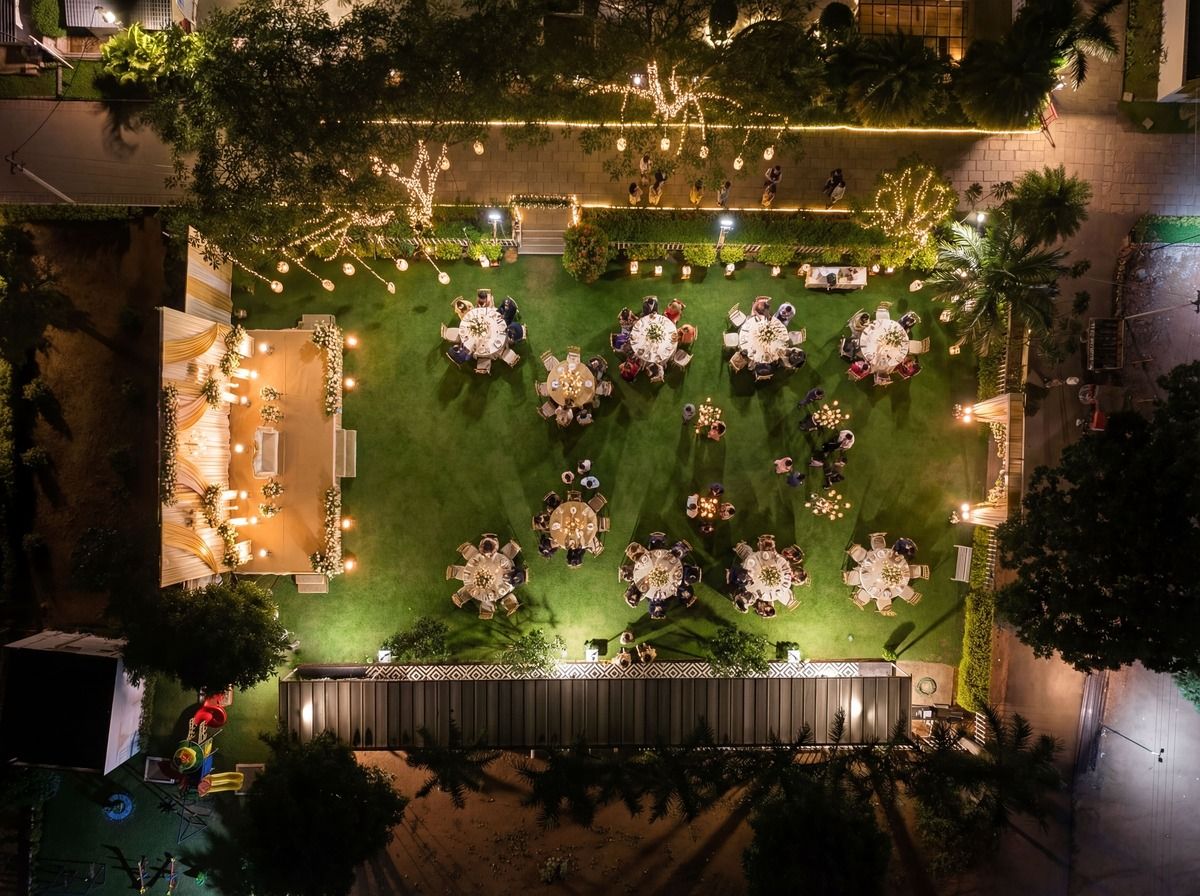 Starlit Outdoor Lawn Wedding Venue Coimbatore